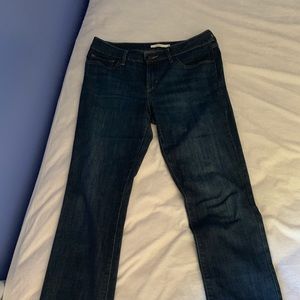 Levi’s dark blue denim